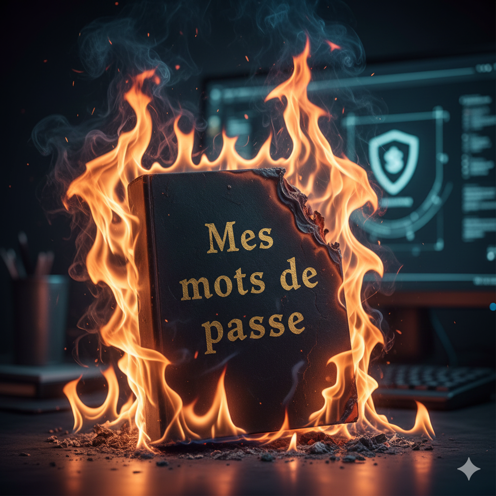 Brulez les carnets de mots de passe